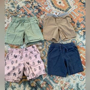 Cat and Jack 4T drawstring shorts bundle